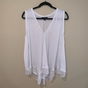 White tank top blouse